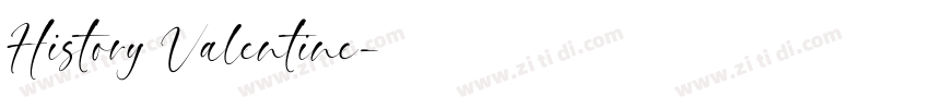 History Valentine字体转换